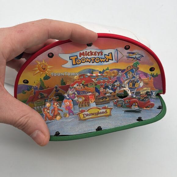 1993 Rare Vintage Disneyland‎ Toontown Pop-up Diorama Snap Back Hat main image 4